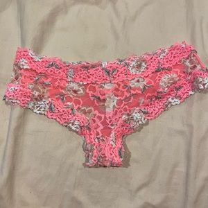 VS Pink Lace Cheeky Panty